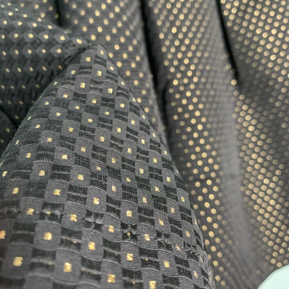 Soprano Metallic Dot Textured Skater Skirt - Picture 5 of 8